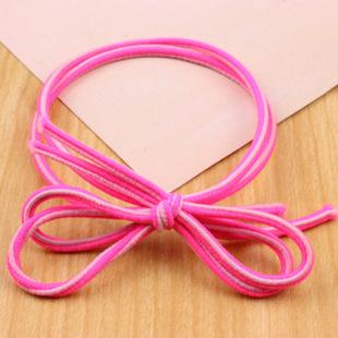 清仓韩版时尚饰品发饰双层蝴蝶结发圈发绳缎带韩版头饰皮筋批发