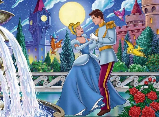 he is tall and handsome! 灰姑娘的王子好帅!