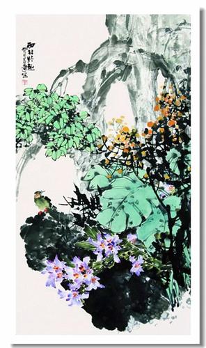 胡益通写意花鸟画作品欣赏