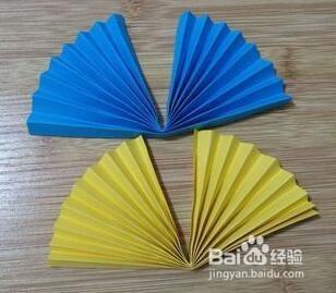 圆形扇子折纸怎么折?