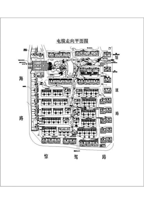 电缆走向平面图