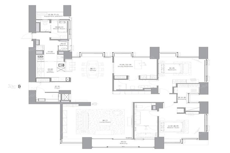 上海华侨城苏河湾塔尖住宅-怎么样_房价_户型图_售楼