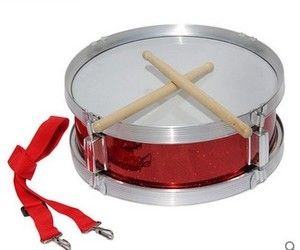 厂家直销幼儿小军鼓乐器幼儿小军鼓练习鼓表演鼓儿童玩具小军鼓