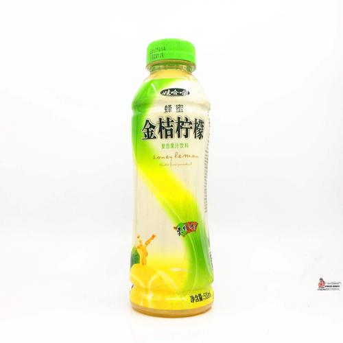 娃哈哈金桔柠檬汁蜂蜜500ml15整箱精选天然蜂蜜柠檬复合果汁饮料