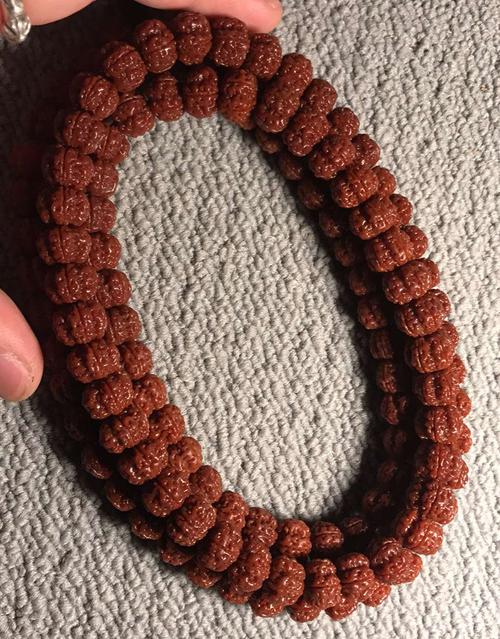 小金刚单圈手佛珠男女黄皮姜黄皮菩提盘龙矮桩双龙佛珠