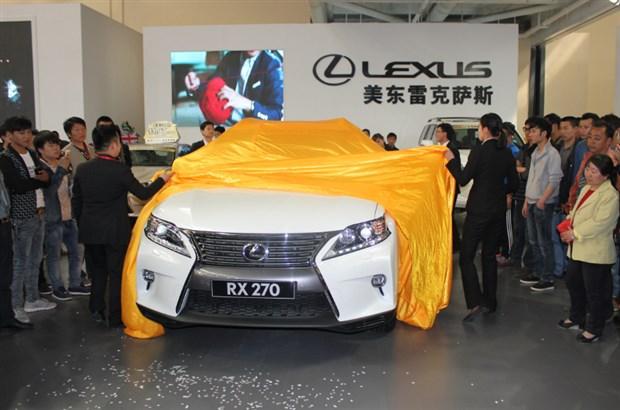 暗夜爵士版 雷克萨斯rx270兰州车展上市