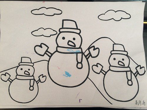 我们去旅行简笔画地图