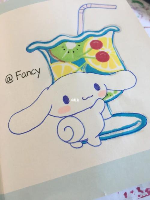 手绘玉桂狗_玉桂狗_手绘_绘画_画画_潮流_潮流艺术