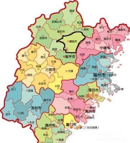 福建建安县(现建瓯市)