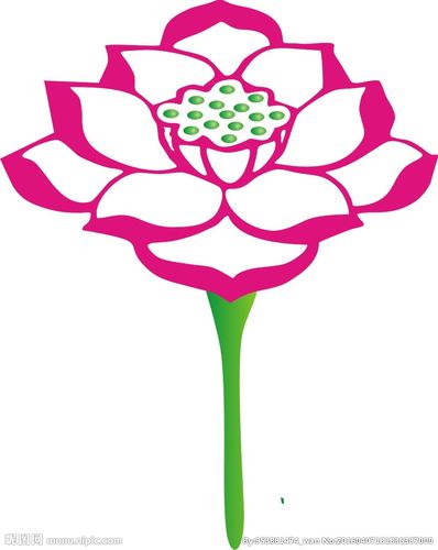 吉祥图案荷花图片