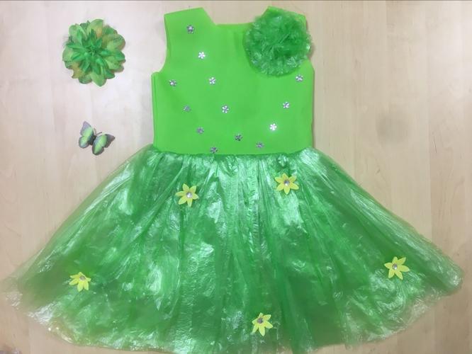 热卖不织布环保表演服装幼儿园亲子舞台走秀演出服手工diy制作材料包
