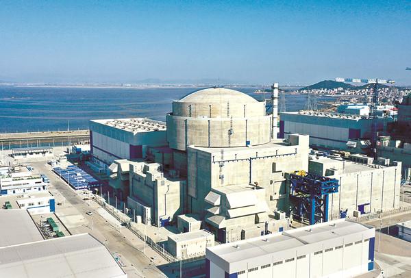 图①:"华龙一号"核电机组福建福清核电5号机组.新华社记者 林善传 摄