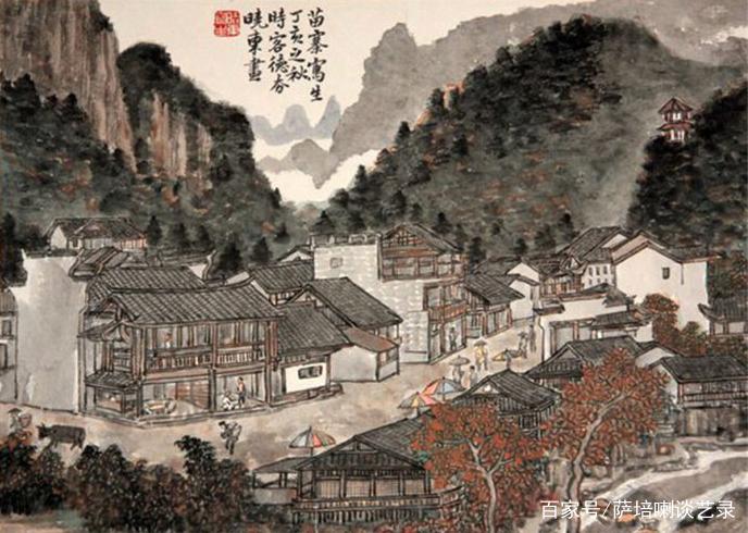 当代著名画家崔晓东山水画作品欣赏