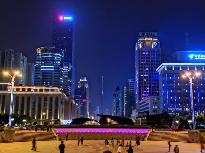 洪山广场夜景