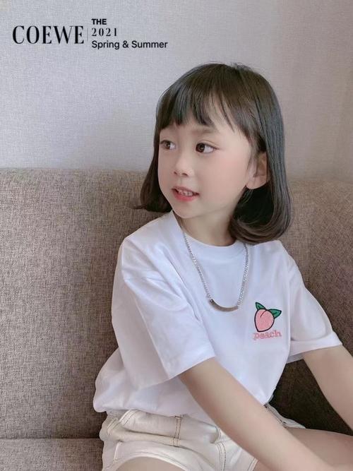 波拉女童牛仔工装街舞夏装2021中大小女孩韩国内裤子