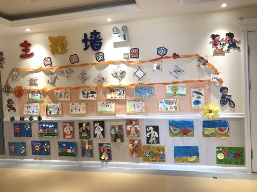 幼小衔接班作品展示主题墙
