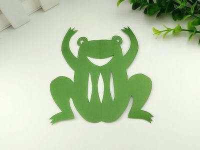 卡通青蛙剪纸图片 手工剪纸图片大全简单-蒲城教育
