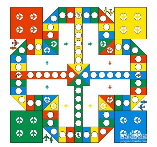 飞行棋基本玩法