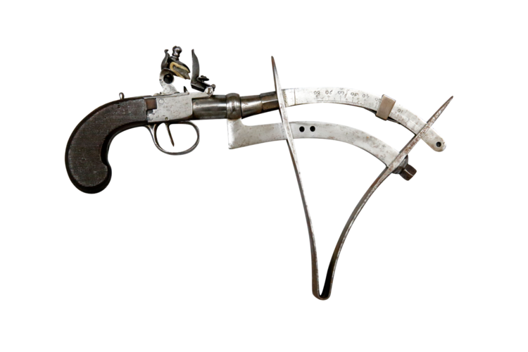 英国兵工厂测试火枪设备