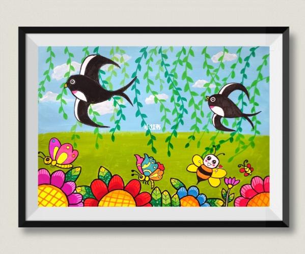 春天主题画    春暖花开,春回燕归_春天去哪玩_人文