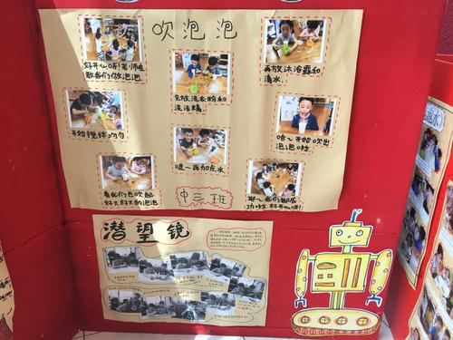 幼儿园科技节展示海报
