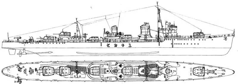 克死队友无数—鬼子的雪风号驱逐舰