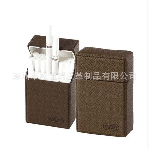 深圳工厂批发 新款热销韩国香烟盒 pu皮质男士精美礼品烟盒定制 尺寸