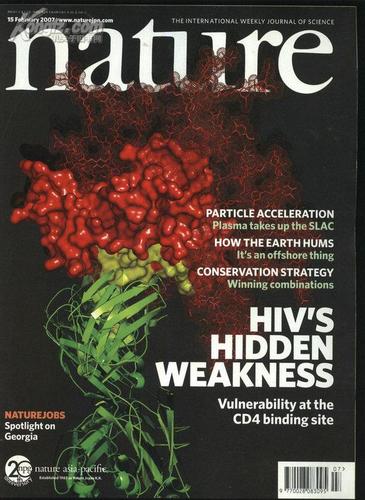 《自然》期刊 nature 445 683-974 2007/02/15 no.7129