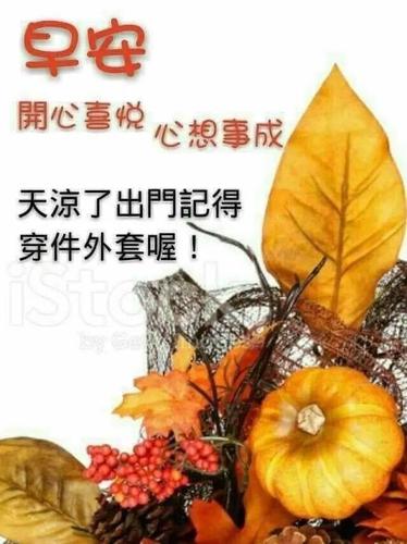 周未最新清晨早上好漂亮问候语录,天凉了的祝福图片