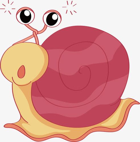矢量素材,幼教,卡通,卡通蜗牛,发呆蜗牛