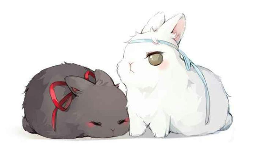 魔道 变成兔子的忘羡夫夫