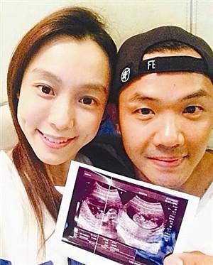 范玮琪怀双胞胎 幸福晒宝宝b超图(图)