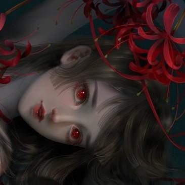 暗黑系少女快开学了换个头像换个心情