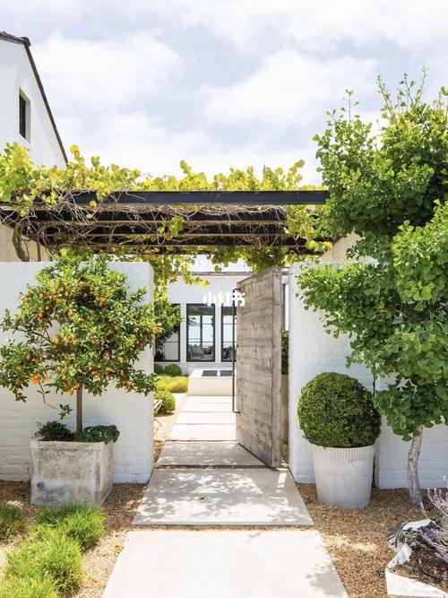 高级的别墅入户花园门头设计_设计_别墅_微风花园breeze garden自由行