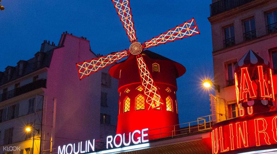 红磨坊(moulin rouge)晚餐表演门票 (可选香槟)& city tour巴黎城市游
