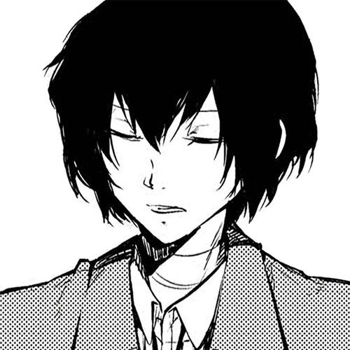 黑白动漫男头文豪野犬头像