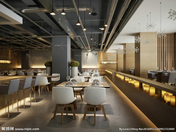 餐厅 饭店 咖啡厅 快餐店设计图__室内模型_3d设计__.