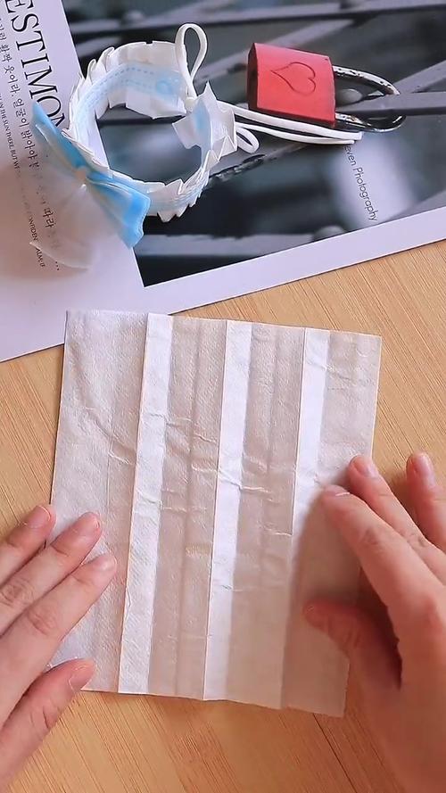 用口罩做一个闺蜜仙女手环,这么好看的蝴蝶结真的爱了