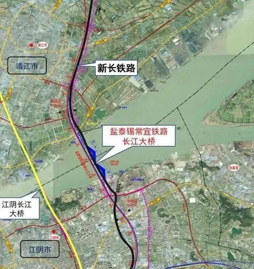 这座跨江大桥将是江阴,靖江之间的第3条过江通道,前两座分别为江阴