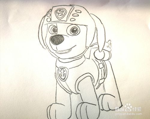 《汪汪队》中的路马怎么画