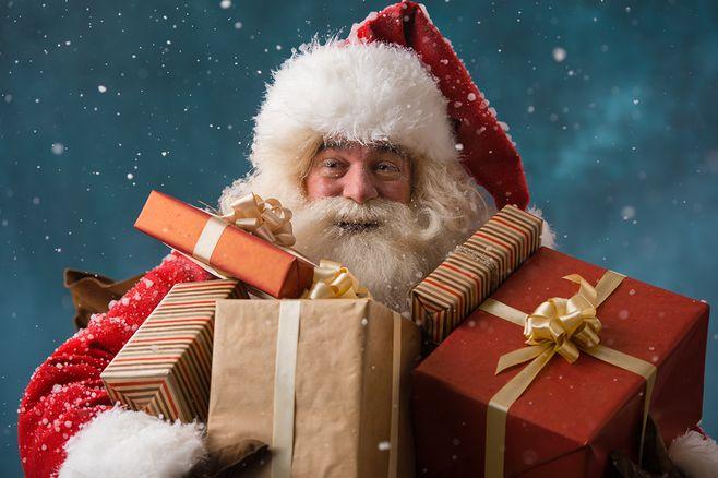santa claus at north pole : about one year ago we