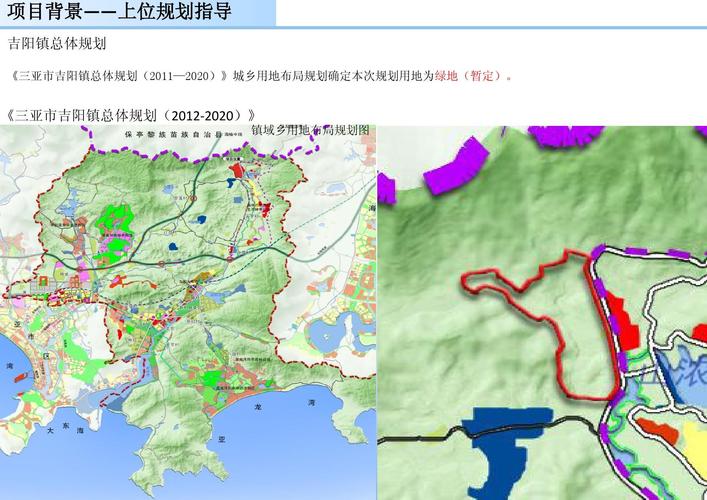 《三亚市吉阳镇总体规划(2012-2020)》 镇域乡用地布局规划图