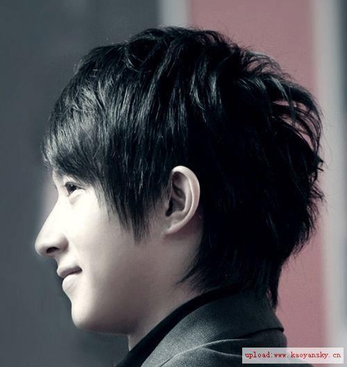 韩庚侧脸的照片谁有最美的?