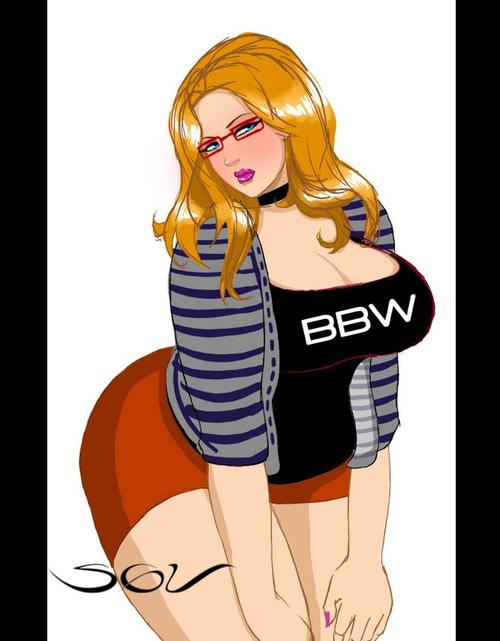 bbw blonde by ~steelgavel on deviantart