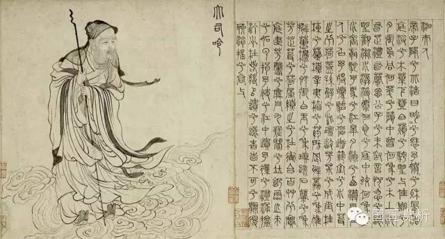 艺术号 国画赏析 中国传世名画《九歌图》  画中描绘屈原及《九歌》中