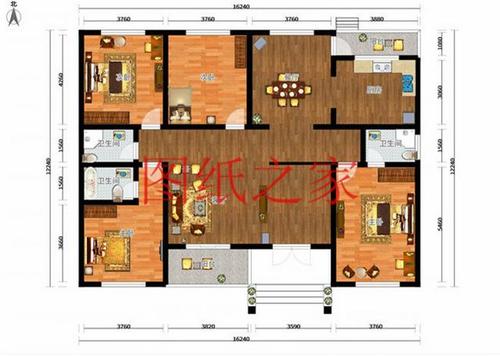 6款一层别墅设计图,造价只要20万,比楼房更经济实惠