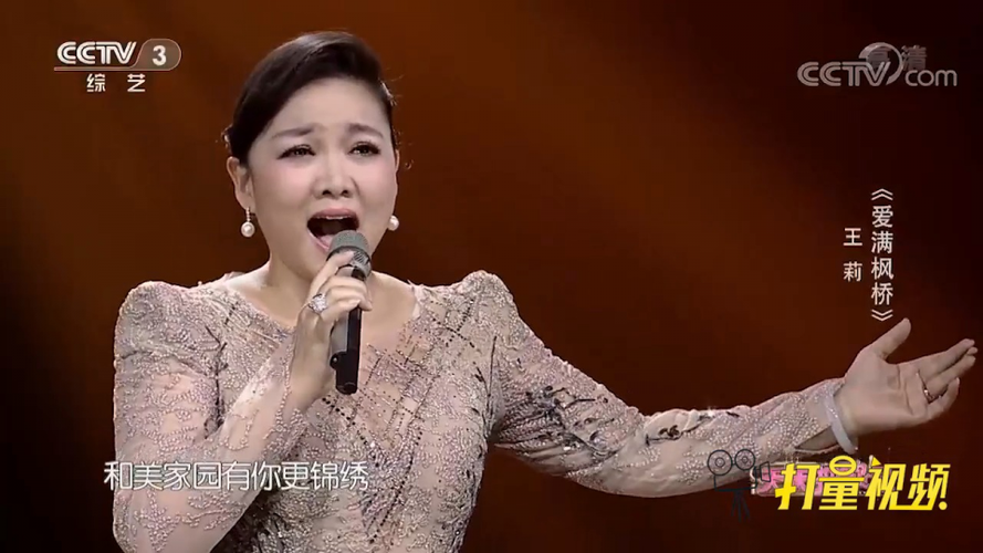 歌唱家王莉演唱一首爱满枫桥甜蜜深情太好听天天把歌唱