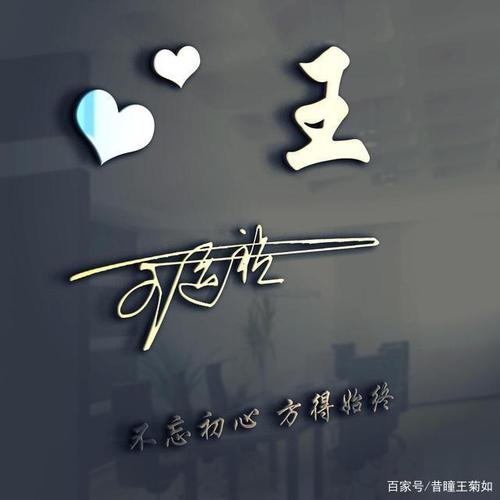 专属你的微信姓氏头像,3d高端商务艺术范签名头像,请