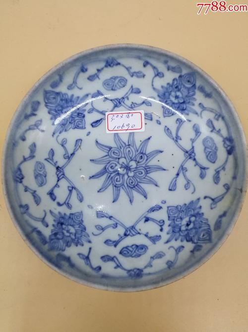 清代青花碟_价格258元【南禅古玩】_第1张_7788收藏__收藏热线
