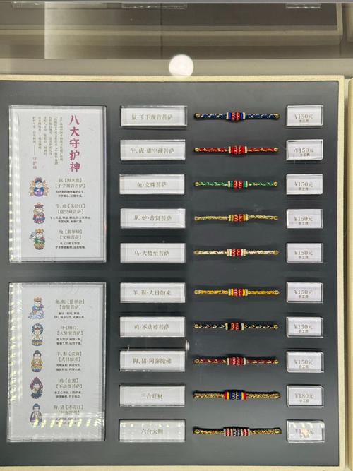 今天在杭州·灵隐寺请到的生肖守护神系列非遗编绳!超级好看!